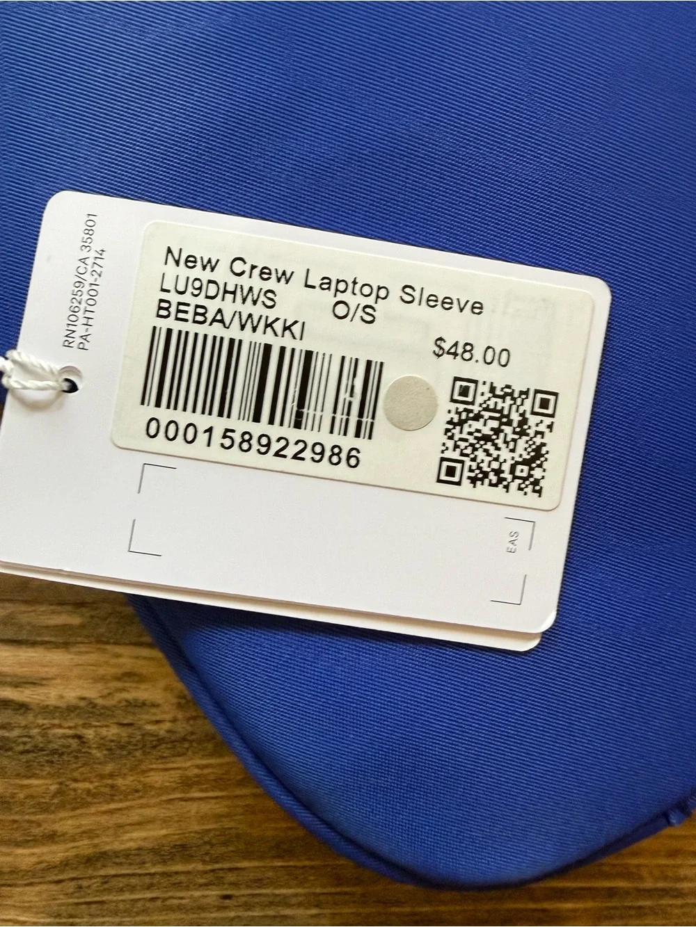 Lululemon New Crew Laptop Sleeve Beachball Blue